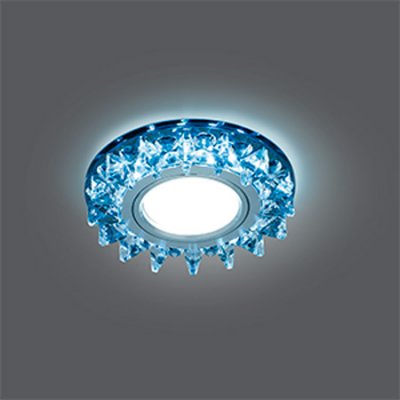 Светильник Gauss Backlight BL036 Кругл. Черный/Кристалл/Хром, Gu5.3, LED 4100K Светильник Gauss Backlight BL036 Кругл. Черный/Кристалл/Хром, Gu5.3, LED 4100KХрустальные<br>Встраиваемые светильники – популярное осветительное оборудование, которое можно использовать в качестве основного источника или в дополнение к люстре. Они позволяют создать нужную атмосферу атмосферу и привнести в интерьер уют и комфорт. Интернет-магазин «Светодом» предлагает стильный встраиваемый светильник Gauss Backlight BL036. Данная модель достаточно универсальна, поэтому подойдет практически под любой интерьер. Перед покупкой не забудьте ознакомиться с техническими параметрами, чтобы узнать тип цоколя, площадь освещения и другие важные характеристики. Приобрести встраиваемый светильник Gauss Backlight BL036 в нашем онлайн-магазине Вы можете либо с помощью «Корзины», либо по контактным номерам. Мы развозим заказы по Москве, Екатеринбургу и остальным российским городам.<br><br>S освещ. до, м2: 3<br>Тип лампы: галогенная/LED<br>Тип цоколя: GU5.3 (MR16)<br>Количество ламп: 1<br>MAX мощность ламп, Вт: 50<br>Диаметр, мм мм: 95<br>Диаметр врезного отверстия, мм: 65<br>Высота, мм: 35<br>Цвет арматуры: серебристый