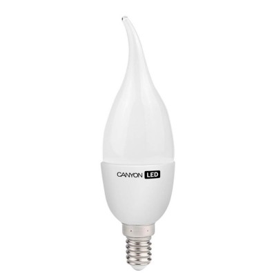 Светодиодная лампа, CANYON BXE14FR3.3W230VW LED lamp, BX Светодиодная лампа, CANYON BXE14FR3.3W230VW LED lamp, BXВ виде свечи<br><br><br>Цветовая t, К: 2700<br>Тип лампы: LED<br>Тип цоколя: E14<br>MAX мощность ламп, Вт: 3