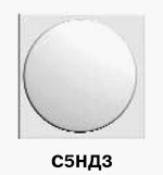 Гуси-Электрик С5НД3-001 Накладка поворотно-нажимного диммера С1Д3, С1Д5, цвет белый