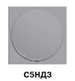 Гуси-Электрик С5НД3-004 Накладка поворотно-нажимного диммера С1Д3, С1Д5, цвет серебро