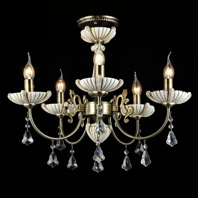 Люстра Maytoni CL0014-05-R Shell Люстра Maytoni CL0014-05-R ShellПотолочные<br>Компания «Светодом» предлагает широкий ассортимент люстр от известных производителей. Представленные в нашем каталоге товары выполнены из современных материалов и обладают отличным качеством. Благодаря широкому ассортименту Вы сможете найти у нас люстру под любой интерьер. Мы предлагаем как классические варианты, так и современные модели, отличающиеся лаконичностью и простотой форм. <br>Стильная люстра Maytoni CL0014-05-R станет украшением любого дома. Эта модель от известного производителя не оставит равнодушным ценителей красивых и оригинальных предметов интерьера. Люстра Maytoni CL0014-05-R обеспечит равномерное распределение света по всей комнате. При выборе обратите внимание на характеристики, позволяющие приобрести наиболее подходящую модель. <br>Купить понравившуюся люстру по доступной цене Вы можете в интернет-магазине «Светодом».<br><br>Установка на натяжной потолок: Да<br>S освещ. до, м2: 15<br>Крепление: Планка<br>Тип лампы: накаливания / энергосбережения / LED-светодиодная<br>Тип цоколя: E14<br>Цвет арматуры: бронзовый<br>Количество ламп: 5<br>Диаметр, мм мм: 610<br>Высота, мм: 400<br>MAX мощность ламп, Вт: 60