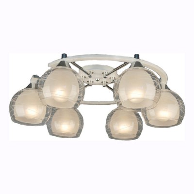 Citilux Буги CL157162 Люстра потолочная Citilux Буги CL157162 Люстра потолочнаяПотолочные<br>Компания «Светодом» предлагает широкий ассортимент люстр от известных производителей. Представленные в нашем каталоге товары выполнены из современных материалов и обладают отличным качеством. Благодаря широкому ассортименту Вы сможете найти у нас люстру под любой интерьер. Мы предлагаем как классические варианты, так и современные модели, отличающиеся лаконичностью и простотой форм. Стильная люстра Citilux CL157162 станет украшением любого дома. Эта модель от известного производителя не оставит равнодушным ценителей красивых и оригинальных предметов интерьера. Люстра Citilux CL157162 обеспечит равномерное распределение света по всей комнате. При выборе обратите внимание на характеристики, позволяющие приобрести наиболее подходящую модель. Купить понравившуюся люстру по доступной цене Вы можете в интернет-магазине «Светодом».<br><br>Установка на натяжной потолок: Да<br>S освещ. до, м2: 30<br>Крепление: Планка<br>Тип лампы: накаливания / энергосбережения / LED-светодиодная<br>Тип цоколя: E27<br>Количество ламп: 6<br>Ширина, мм: 540<br>MAX мощность ламп, Вт: 75<br>Размеры: Габариты 66,5х53,5 см, высота 19,5 см.<br>Длина, мм: 660<br>Высота, мм: 200<br>Оттенок (цвет): белый<br>Цвет арматуры: серебристый