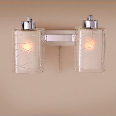 Citilux Румба CL159320 Светильник настенный бра Citilux Румба CL159320 Светильник настенный браМодерн<br><br><br>S освещ. до, м2: 10<br>Тип лампы: накаливания / энергосбережения / LED-светодиодная<br>Тип цоколя: E27<br>Количество ламп: 2<br>Ширина, мм: 300<br>MAX мощность ламп, Вт: 75<br>Расстояние от стены, мм: 180<br>Высота, мм: 250<br>Поверхность арматуры: глянцевый, матовый<br>Цвет арматуры: серебристый