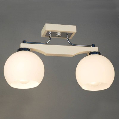 Citilux Ариста CL164322 Люстра Citilux Ариста CL164322 ЛюстраПотолочные<br>Компания «Светодом» предлагает широкий ассортимент люстр от известных производителей. Представленные в нашем каталоге товары выполнены из современных материалов и обладают отличным качеством. Благодаря широкому ассортименту Вы сможете найти у нас люстру под любой интерьер. Мы предлагаем как классические варианты, так и современные модели, отличающиеся лаконичностью и простотой форм. Стильная люстра Citilux CL164322 станет украшением любого дома. Эта модель от известного производителя не оставит равнодушным ценителей красивых и оригинальных предметов интерьера. Люстра Citilux CL164322 обеспечит равномерное распределение света по всей комнате. При выборе обратите внимание на характеристики, позволяющие приобрести наиболее подходящую модель. Купить понравившуюся люстру по доступной цене Вы можете в интернет-магазине «Светодом».<br><br>Установка на натяжной потолок: Да<br>S освещ. до, м2: 10<br>Крепление: Планка<br>Тип лампы: накаливания / энергосбережения / LED-светодиодная<br>Тип цоколя: E27<br>Количество ламп: 2<br>Ширина, мм: 150<br>MAX мощность ламп, Вт: 75<br>Размеры: Высота 23см, Габариты 15х42см, Массив дерева, Выдувное молочнобелое стеклоЗапасное стекло<br>Длина, мм: 420<br>Высота, мм: 230<br>Оттенок (цвет): белый<br>Цвет арматуры: серебристый хром, белый