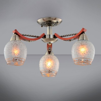 Citilux CL165133 Люстра Citilux CL165133 ЛюстраПотолочные<br>Компания «Светодом» предлагает широкий ассортимент люстр от известных производителей. Представленные в нашем каталоге товары выполнены из современных материалов и обладают отличным качеством. Благодаря широкому ассортименту Вы сможете найти у нас люстру под любой интерьер. Мы предлагаем как классические варианты, так и современные модели, отличающиеся лаконичностью и простотой форм. Стильная люстра Citilux CL165133 станет украшением любого дома. Эта модель от известного производителя не оставит равнодушным ценителей красивых и оригинальных предметов интерьера. Люстра Citilux CL165133 обеспечит равномерное распределение света по всей комнате. При выборе обратите внимание на характеристики, позволяющие приобрести наиболее подходящую модель. Купить понравившуюся люстру по доступной цене Вы можете в интернет-магазине «Светодом».<br><br>Установка на натяжной потолок: Да<br>S освещ. до, м2: 12<br>Крепление: Планка<br>Тип лампы: накаливания / энергосбережения / LED-светодиодная<br>Тип цоколя: E14<br>Количество ламп: 3<br>MAX мощность ламп, Вт: 60<br>Диаметр, мм мм: 560<br>Размеры: Диаметр 56см, Высота 26см, Стекло с узором<br>Высота, мм: 260<br>Поверхность арматуры: глянцевый, матовый, рельефный<br>Цвет арматуры: бронзовый, коричневый
