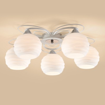 Citilux Николь CL168150 Люстра Citilux Николь CL168150 ЛюстраПотолочные<br>Компания «Светодом» предлагает широкий ассортимент люстр от известных производителей. Представленные в нашем каталоге товары выполнены из современных материалов и обладают отличным качеством. Благодаря широкому ассортименту Вы сможете найти у нас люстру под любой интерьер. Мы предлагаем как классические варианты, так и современные модели, отличающиеся лаконичностью и простотой форм. <br>Стильная люстра Citilux CL168150 станет украшением любого дома. Эта модель от известного производителя не оставит равнодушным ценителей красивых и оригинальных предметов интерьера. Люстра Citilux CL168150 обеспечит равномерное распределение света по всей комнате. При выборе обратите внимание на характеристики, позволяющие приобрести наиболее подходящую модель. <br>Купить понравившуюся люстру по доступной цене Вы можете в интернет-магазине «Светодом».<br><br>Установка на натяжной потолок: Да<br>S освещ. до, м2: 25<br>Тип лампы: накаливания / энергосбережения / LED-светодиодная<br>Тип цоколя: E27<br>Количество ламп: 5<br>MAX мощность ламп, Вт: 100<br>Диаметр, мм мм: 600<br>Высота, мм: 200<br>Цвет арматуры: белый
