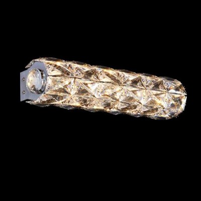 Citilux Спектра CL320311 Светильник настенный бра Citilux Спектра CL320311 Светильник настенный браХрустальные<br><br><br>Цветовая t, К: 3000K<br>Тип лампы: LED-светодиодная<br>Тип цоколя: LED<br>Количество ламп: 18<br>Ширина, мм: 100<br>MAX мощность ламп, Вт: 1<br>Длина, мм: 340<br>Высота, мм: 81