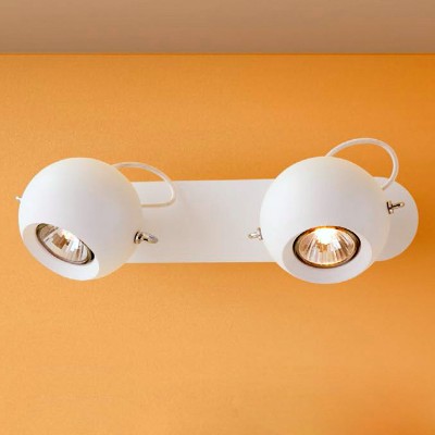 Citilux Сфера CL532522 Светильник настенно-потолочный Citilux Сфера CL532522 Светильник настенно-потолочныйДвойные<br>Светильники-споты – это оригинальные изделия с современным дизайном. Они позволяют не ограничивать свою фантазию при выборе освещения для интерьера. Такие модели обеспечивают достаточно качественный свет. Благодаря компактным размерам Вы можете использовать несколько спотов для одного помещения. Интернет-магазин «Светодом» предлагает необычный светильник-спот Citilux CL532522 по привлекательной цене. Эта модель станет отличным дополнением к люстре, выполненной в том же стиле. Перед оформлением заказа изучите характеристики изделия. Купить светильник-спот Citilux CL532522 в нашем онлайн-магазине Вы можете либо с помощью формы на сайте, либо по указанным выше телефонам. Обратите внимание, что у нас склады не только в Москве и Екатеринбурге, но и других городах России.<br><br>Тип лампы: галогенная/LED<br>Тип цоколя: GU10<br>Количество ламп: 2<br>Ширина, мм: 130<br>MAX мощность ламп, Вт: 50<br>Размеры: Габариты основания 32х7см, Диаметр шара 10см, Шнур в текстильной оболочке<br>Длина, мм: 175<br>Высота, мм: 340<br>Цвет арматуры: белый