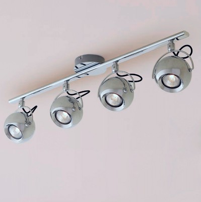 Citilux Сфера CL532541 Светильник настенно-потолочный Citilux Сфера CL532541 Светильник настенно-потолочныйС 4 лампами<br>Светильники-споты – это оригинальные изделия с современным дизайном. Они позволяют не ограничивать свою фантазию при выборе освещения для интерьера. Такие модели обеспечивают достаточно качественный свет. Благодаря компактным размерам Вы можете использовать несколько спотов для одного помещения. Интернет-магазин «Светодом» предлагает необычный светильник-спот Citilux CL532541 по привлекательной цене. Эта модель станет отличным дополнением к люстре, выполненной в том же стиле. Перед оформлением заказа изучите характеристики изделия. Купить светильник-спот Citilux CL532541 в нашем онлайн-магазине Вы можете либо с помощью формы на сайте, либо по указанным выше телефонам. Обратите внимание, что у нас склады не только в Москве и Екатеринбурге, но и других городах России.<br><br>S освещ. до, м2: 10<br>Тип лампы: галогенная/LED<br>Тип цоколя: GU10<br>Цвет арматуры: серебристый хром<br>Количество ламп: 4<br>Ширина, мм: 140<br>Размеры: Длина штанги 70см, Диаметр шара 10см, Шнур в текстильной оболочке<br>Длина, мм: 195<br>Высота, мм: 755<br>MAX мощность ламп, Вт: 50