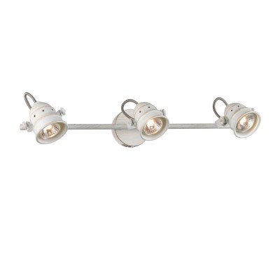 Citilux Веймар CL537532 Светильник настенно-потолочный Citilux Веймар CL537532 Светильник настенно-потолочныйТройные<br><br><br>Тип товара: Светильник настенно-потолочный<br>Тип лампы: галогенная / LED-светодиодная<br>Тип цоколя: GU10<br>Количество ламп: 3<br>Ширина, мм: 520<br>MAX мощность ламп, Вт: 50<br>Размеры: Диаметр основания 9см, Длина штанги 52см, Глубина до 16см, Размер головки 9см<br>Расстояние от стены, мм: 160<br>Цвет арматуры: белый с золотистой патиной