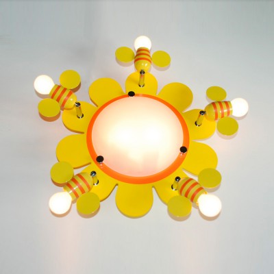 Citilux CL603173 Светильник настенно-потолочный Citilux CL603173 Светильник настенно-потолочныйДетские<br>Настенно-потолочные светильники – это универсальные осветительные варианты, которые подходят для вертикального и горизонтального монтажа. В интернет-магазине «Светодом» Вы можете приобрести подобные модели по выгодной стоимости. В нашем каталоге представлены как бюджетные варианты, так и эксклюзивные изделия от производителей, которые уже давно заслужили доверие дизайнеров и простых покупателей. Настенно-потолочный светильник Citilux CL603173 станет прекрасным дополнением к основному освещению. Благодаря качественному исполнению и применению современных технологий при производстве эта модель будет радовать Вас своим привлекательным внешним видом долгое время. Приобрести настенно-потолочный светильник Citilux CL603173 можно, находясь в любой точке России.<br><br>S освещ. до, м2: 28<br>Тип лампы: накаливания / энергосбережения / LED-светодиодная<br>Тип цоколя: E14<br>Количество ламп: 7<br>MAX мощность ламп, Вт: 60<br>Диаметр, мм мм: 500<br>Размеры: Диаметр 50см, Размер головки 11см, коммутация на двухклавишный выключатель с раздельным включением центральной и периферийной части.<br>Поверхность арматуры: глянцевый<br>Цвет арматуры: желтый