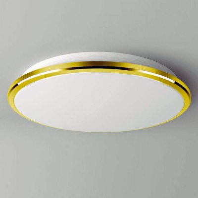 Citilux Луна CL702302W Светильник настненно-потолочный Citilux Луна CL702302W Светильник настненно-потолочныйКруглые<br>Настенно-потолочные светильники – это универсальные осветительные варианты, которые подходят для вертикального и горизонтального монтажа. В интернет-магазине «Светодом» Вы можете приобрести подобные модели по выгодной стоимости. В нашем каталоге представлены как бюджетные варианты, так и эксклюзивные изделия от производителей, которые уже давно заслужили доверие дизайнеров и простых покупателей. Настенно-потолочный светильник Citilux CL702302W станет прекрасным дополнением к основному освещению. Благодаря качественному исполнению и применению современных технологий при производстве эта модель будет радовать Вас своим привлекательным внешним видом долгое время. Приобрести настенно-потолочный светильник Citilux CL702302W можно, находясь в любой точке России. Компания «Светодом» осуществляет доставку заказов не только по Москве и Екатеринбургу, но и в остальные города.<br><br>S освещ. до, м2: 15<br>Цветовая t, К: 3000K<br>Тип лампы: LED-светодиодная<br>Тип цоколя: LED<br>MAX мощность ламп, Вт: 30<br>Диаметр, мм мм: 380<br>Высота, мм: 65<br>Цвет арматуры: золотой<br>Общая мощность, Вт: 30W светодиодов = 300W накаливания