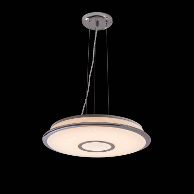 CL70360RS Citilux СТАРЛАЙТ CL70360RS Citilux СТАРЛАЙТПодвесные<br><br><br>Установка на натяжной потолок: Да<br>S освещ. до, м2: 16<br>Тип лампы: LED<br>Тип цоколя: LED<br>MAX мощность ламп, Вт: 40<br>Диаметр, мм мм: 465<br>Высота, мм: 210 - 1300