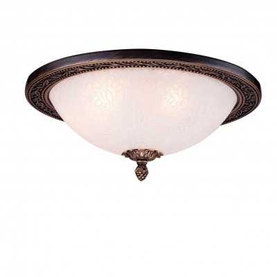 Люстра Maytoni CL906-03-R Geometry 5 Люстра Maytoni CL906-03-R Geometry 5Потолочные<br>Создавая интерьер, человек не просто подбирает его элементы по цвету и стилю, но и вкладывает в него частичку себя. В обстановке дома его хозяин выражает свои чувства и внутренний мир. Компания Maytoni предлагает покупателям ряд люстр потолочного крепления в стиле барокко. Люстра потолочная Maytoni Geometry 5 CL906-03-R выполнена в лучших традициях этого стиля. На фото хорошо видна бронзовая арматура и полуматовое стекло с узором, создающие впечатление торжественности. Как и во всех изделиях компании Майтони, в данной люстре сочетаются хорошее качество и адекватная цена. Стоимость представленной люстры позволяет купить ее любому любителю изысканности в интерьере.<br><br>Установка на натяжной потолок: Ограничено<br>S освещ. до, м2: 8<br>Крепление: Планка<br>Тип лампы: накаливания / энергосбережения / LED-светодиодная<br>Тип цоколя: E27<br>Количество ламп: 3<br>MAX мощность ламп, Вт: 40<br>Диаметр, мм мм: 370<br>Высота, мм: 160<br>Цвет арматуры: бронзовый