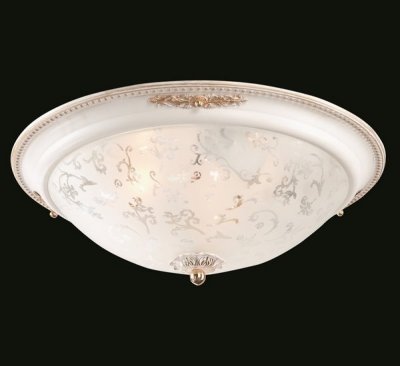 Люстра Maytoni CL907-06-W Geometry 4 Люстра Maytoni CL907-06-W Geometry 4Потолочные<br>Для завершения образа комнаты прекрасно подойдет потолочная люстра от фирмы Майтони. Выполненная в стиле барокко, она внесет в интерьер торжественности и комфорта. На фото видны золотые элементы, которые обрамляют стеклянный плафон, выполненный из полуматового стекла с витиеватым узором, а белое основание придает особый шарм всей конструкции. Купив потолочную люстру Maytoni Geometry 4 CL907-06-W, необходимо дополнительно<br><br>Установка на натяжной потолок: Ограничено<br>S освещ. до, м2: 16<br>Крепление: Планка<br>Тип товара: Светильник<br>Скидка, %: 7<br>Тип лампы: накаливания / энергосбережения / LED-светодиодная<br>Тип цоколя: E27<br>Количество ламп: 6<br>MAX мощность ламп, Вт: 40<br>Диаметр, мм мм: 530<br>Высота, мм: 160<br>Цвет арматуры: белый с золотистой патиной