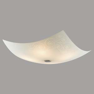 Citilux Спирали CL932012 Светильник настенно-потолочный Citilux Спирали CL932012 Светильник настенно-потолочныйКвадратные<br>Настенно потолочный светильник Citilux (Ситилюкс) CL932012 подходит как для установки в вертикальном положении - на стены, так и для установки в горизонтальном - на потолок. Для установки настенно потолочных светильников на натяжной потолок необходимо использовать светодиодные лампы LED, которые экономнее ламп Ильича (накаливания) в 10 раз, выделяют мало тепла и не дадут расплавиться Вашему потолку.<br><br>S освещ. до, м2: 26<br>Тип лампы: накаливания / энергосбережения / LED-светодиодная<br>Тип цоколя: E27<br>Количество ламп: 4<br>Ширина, мм: 500<br>MAX мощность ламп, Вт: 100<br>Размеры: Габариты<br>Высота, мм: 130<br>Поверхность арматуры: глянцевый<br>Цвет арматуры: серебристый