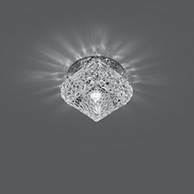 Светильник Gauss Crystal CR014, G9 Светильник Gauss Crystal CR014, G9Декоративные<br>Встраиваемые светильники – популярное осветительное оборудование, которое можно использовать в качестве основного источника или в дополнение к люстре. Они позволяют создать нужную атмосферу атмосферу и привнести в интерьер уют и комфорт. Интернет-магазин «Светодом» предлагает стильный встраиваемый светильник Gauss Crystal CR014. Данная модель достаточно универсальна, поэтому подойдет практически под любой интерьер. Перед покупкой не забудьте ознакомиться с техническими параметрами, чтобы узнать тип цоколя, площадь освещения и другие важные характеристики. Приобрести встраиваемый светильник Gauss Crystal CR014 в нашем онлайн-магазине Вы можете либо с помощью «Корзины», либо по контактным номерам. Мы развозим заказы по Москве, Екатеринбургу и остальным российским городам.<br><br>S освещ. до, м2: 3<br>Тип лампы: галогенная<br>Тип цоколя: G9<br>Количество ламп: 1<br>Ширина, мм: 80<br>MAX мощность ламп, Вт: 50<br>Диаметр врезного отверстия, мм: 55<br>Длина, мм: 80<br>Высота, мм: 70<br>Цвет арматуры: серебристый