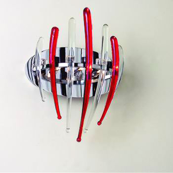 Citilux Арго CL252331 Светильник настенный бра Citilux Арго CL252331 Светильник настенный браМодерн<br><br><br>S освещ. до, м2: 4<br>Тип лампы: галогенная / LED-светодиодная<br>Тип цоколя: G4<br>Количество ламп: 3<br>Ширина, мм: 240<br>MAX мощность ламп, Вт: 20<br>Расстояние от стены, мм: 150<br>Высота, мм: 300<br>Поверхность арматуры: глянцевый<br>Оттенок (цвет): Хром/Красный<br>Цвет арматуры: серебристый хром