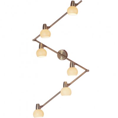 Citilux Бонго CL516563 Светильник поворотный спот Citilux Бонго CL516563 Светильник поворотный спотБолее 5 ламп<br>Также рекомендуем посмотреть другие споты и трек-системы из серии Бонго. Спот CL516563 Citilux - Дания из коллекции Бонго - идеальная возможность улучшить абсолютно любое пространство или помещение.<br><br>S освещ. до, м2: 24<br>Тип лампы: накал-я - энергосбер-я<br>Тип цоколя: E14<br>Количество ламп: 6<br>Ширина, мм: 3 * 600<br>MAX мощность ламп, Вт: 60<br>Размеры: Диаметр основания 9см, Длина штанги 3х60см, Размер головки 11,5см.<br>Расстояние от стены, мм: 190<br>Поверхность арматуры: матовый<br>Цвет арматуры: бронзовый
