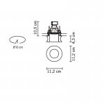 Встраиваемый светильник Fabbian D27 F51 00 Faretti