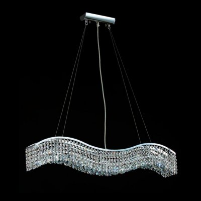Люстра Maytoni D957-AB-N Snake Люстра Maytoni D957-AB-N SnakeПодвесные<br>Компания «Светодом» предлагает широкий ассортимент люстр от известных производителей. Представленные в нашем каталоге товары выполнены из современных материалов и обладают отличным качеством. Благодаря широкому ассортименту Вы сможете найти у нас люстру под любой интерьер. Мы предлагаем как классические варианты, так и современные модели, отличающиеся лаконичностью и простотой форм. Стильная люстра Maytoni D957-AB-N станет украшением любого дома. Эта модель от известного производителя не оставит равнодушным ценителей красивых и оригинальных предметов интерьера. Люстра Maytoni D957-AB-N обеспечит равномерное распределение света по всей комнате. При выборе обратите внимание на характеристики, позволяющие приобрести наиболее подходящую модель. Купить понравившуюся люстру по доступной цене Вы можете в интернет-магазине «Светодом».<br><br>Установка на натяжной потолок: Да<br>S освещ. до, м2: 13<br>Крепление: Планка<br>Тип лампы: накаливания / энергосбережения / LED-светодиодная<br>Тип цоколя: E14<br>Количество ламп: 5<br>MAX мощность ламп, Вт: 40<br>Длина, мм: 910<br>Высота, мм: 170<br>Цвет арматуры: серебристый