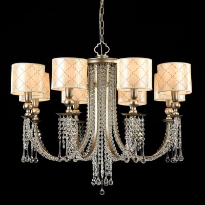 Люстра Maytoni DIA018-08-NG Bience Люстра Maytoni DIA018-08-NG BienceПодвесные<br>Компания «Светодом» предлагает широкий ассортимент люстр от известных производителей. Представленные в нашем каталоге товары выполнены из современных материалов и обладают отличным качеством. Благодаря широкому ассортименту Вы сможете найти у нас люстру под любой интерьер. Мы предлагаем как классические варианты, так и современные модели, отличающиеся лаконичностью и простотой форм. Стильная люстра Maytoni DIA018-08-NG станет украшением любого дома. Эта модель от известного производителя не оставит равнодушным ценителей красивых и оригинальных предметов интерьера. Люстра Maytoni DIA018-08-NG обеспечит равномерное распределение света по всей комнате. При выборе обратите внимание на характеристики, позволяющие приобрести наиболее подходящую модель. Купить понравившуюся люстру по доступной цене Вы можете в интернет-магазине «Светодом».<br><br>Установка на натяжной потолок: Да<br>S освещ. до, м2: 16<br>Крепление: Крюк<br>Тип лампы: накаливания / энергосбережения / LED-светодиодная<br>Тип цоколя: E14<br>Количество ламп: 8<br>MAX мощность ламп, Вт: 40<br>Диаметр, мм мм: 820<br>Длина цепи/провода, мм: 400<br>Высота, мм: 600<br>Цвет арматуры: золотой