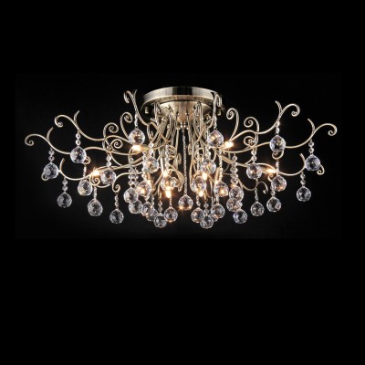 Люстра Maytoni DIA760-12-B Frost Люстра Maytoni DIA760-12-B FrostПотолочные<br>Нельзя не влюбиться в прибор, изготовленный компанией Maytoni с использованием металла благородного бронзового цвета и гармонирующего с ним мерцающего прозрачного хрусталя. Несмотря на роскошь представленной на фото конструкции, хрустальная люстра Maytoni DIA760-12-B наделена весьма лояльной, демократичной ценой, что делает изделие от Майтони доступным для широкого круга потребителей. Хрустальная люстра выполнена в нестареющем классическом стиле и рассчитана на прочное и надежное крепление монтажная пластина. Из крупного основания, словно сказочные ветви, «вырастают» витые декоративные элементы, украшающие плафон, рассчитанный на двенадцать ламп с цоколем G9. Хрустальные стразы дополняют конструкцию изделия, купить которое можно по стоимости, показанной на странице каталога.<br><br>Установка на натяжной потолок: Да<br>S освещ. до, м2: 48<br>Крепление: планка<br>Тип лампы: галогенная / LED-светодиодная<br>Тип цоколя: G9<br>Количество ламп: 12<br>MAX мощность ламп, Вт: 60<br>Диаметр, мм мм: 890<br>Длина цепи/провода, мм: 0<br>Высота, мм: 340<br>Цвет арматуры: бронзовый