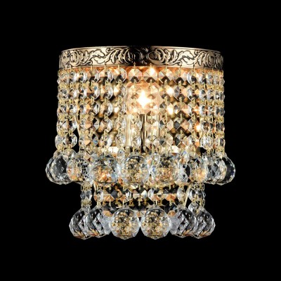 Бра Maytoni DIA783-WL-01-G Gala Бра Maytoni DIA783-WL-01-G GalaХрустальные<br><br><br>Тип лампы: Накаливания / энергосбережения / светодиодная<br>Тип цоколя: E27<br>Количество ламп: 1<br>Ширина, мм: 170<br>MAX мощность ламп, Вт: 60<br>Расстояние от стены, мм: 105<br>Высота, мм: 165<br>Цвет арматуры: золотой