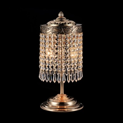 Настольная лампа Maytoni DIA890-TL-02-G Palace Настольная лампа Maytoni DIA890-TL-02-G PalaceХрустальные<br><br><br>Тип лампы: Накаливания / энергосбережения / светодиодная<br>Тип цоколя: E14<br>Количество ламп: 2<br>MAX мощность ламп, Вт: 40<br>Диаметр, мм мм: 150<br>Высота, мм: 352<br>Цвет арматуры: золотой