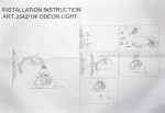 Светильник настенный бра Odeon light 2542/1W CASTI