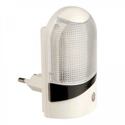 Ночник с фотосенсором UNIEL DTL-310-Селена/White/4LED/0.5W Ночник с фотосенсором UNIEL DTL-310-Селена/White/4LED/0.5WНочники<br>Светильник ночник С фотосенсором (день/ночь) UNIEL DTL-310-Селена/White/4LED/0.5W<br><br>Тип лампы: LED<br>Тип цоколя: LED<br>MAX мощность ламп, Вт: 0,5<br>Цвет арматуры: белый