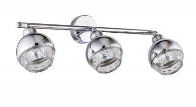 Светильинк поворотный спот Maytoni ECO006-03-N Facets Светильинк поворотный спот Maytoni ECO006-03-N FacetsТройные<br>Светильники-споты – это оригинальные изделия с современным дизайном. Они позволяют не ограничивать свою фантазию при выборе освещения для интерьера. Такие модели обеспечивают достаточно качественный свет. Благодаря компактным размерам Вы можете использовать несколько спотов для одного помещения. Интернет-магазин «Светодом» предлагает необычный светильник-спот Maytoni ECO006-03-N по привлекательной цене. Эта модель станет отличным дополнением к люстре, выполненной в том же стиле. Перед оформлением заказа изучите характеристики изделия. Купить светильник-спот Maytoni ECO006-03-N в нашем онлайн-магазине Вы можете либо с помощью формы на сайте, либо по указанным выше телефонам. Обратите внимание, что мы предлагаем доставку не только по Москве и Екатеринбургу, но и всем остальным российским городам.<br><br>Тип цоколя: GU10<br>Количество ламп: 3<br>Ширина, мм: 445<br>MAX мощность ламп, Вт: 50<br>Глубина, мм: 101<br>Высота, мм: 152