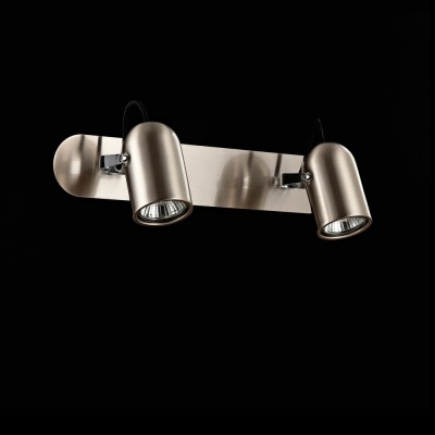 Спот Maytoni SP311-CW-02-N Alcor Спот Maytoni SP311-CW-02-N AlcorДвойные<br><br><br>S освещ. до, м2: 5<br>Цвет арматуры: серебристый никель