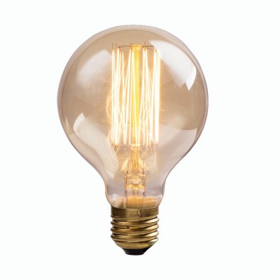 Ретро лампа Arte lamp ED-G80-CL60 Ретро лампа Arte lamp ED-G80-CL60Лампы Эдисона<br><br><br>Тип цоколя: E27<br>MAX мощность ламп, Вт: 60<br>Диаметр, мм мм: 80<br>Высота, мм: 120