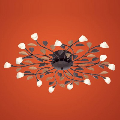 Eglo CAMPANIA 90737 Настенно-потолочный светильник Eglo CAMPANIA 90737 Настенно-потолочный светильникПотолочные<br>Компания «Светодом» предлагает широкий ассортимент люстр от известных производителей. Представленные в нашем каталоге товары выполнены из современных материалов и обладают отличным качеством. Благодаря широкому ассортименту Вы сможете найти у нас люстру под любой интерьер. Мы предлагаем как классические варианты, так и современные модели, отличающиеся лаконичностью и простотой форм. Стильная люстра Eglo 90737 станет украшением любого дома. Эта модель от известного производителя не оставит равнодушным ценителей красивых и оригинальных предметов интерьера. Люстра Eglo 90737 обеспечит равномерное распределение света по всей комнате. При выборе обратите внимание на характеристики, позволяющие приобрести наиболее подходящую модель. Купить понравившуюся люстру по доступной цене Вы можете в интернет-магазине «Светодом». Мы предлагаем доставку не только по Москве и Екатеринбурге, но и по всей России.<br><br>Установка на натяжной потолок: Ограничено<br>S освещ. до, м2: 10<br>Крепление: Планка<br>Тип товара: Настенно-потолочный светильник<br>Скидка, %: 21<br>Тип лампы: галогенная / LED-светодиодная<br>Тип цоколя: G4<br>Количество ламп: 15<br>MAX мощность ламп, Вт: 29<br>Диаметр, мм мм: 775<br>Размеры основания, мм: 0<br>Расстояние от стены, мм: 115<br>Оттенок (цвет): белый<br>Цвет арматуры: коричневый<br>Общая мощность, Вт: 15X10W