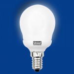 Лампа UNIEL ESL-G45-11/2700/E14