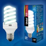 Лампа UNIEL ESL-S11-15/4000/E27 картон