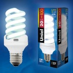 Лампа UNIEL ESL-S11-20/4000/E27 картон