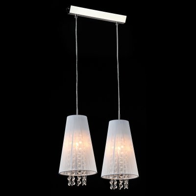 Светильник Maytoni F001-22-N F001 Светильник Maytoni F001-22-N F001Двойные<br><br><br>Крепление: планка<br>Тип лампы: накаливания / энергосбережения / LED-светодиодная<br>Тип цоколя: E14<br>Количество ламп: 2<br>Ширина, мм: 170<br>MAX мощность ламп, Вт: 40<br>Длина цепи/провода, мм: 700<br>Длина, мм: 400<br>Высота, мм: 450 - 1500<br>Цвет арматуры: серый