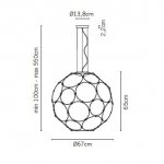 Подвесной светильник Fabbian F30A0121 Giro F30