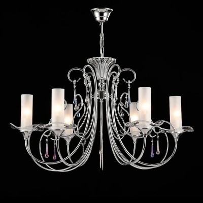 Freya Pontedra FR002-06-N Люстра Freya Pontedra FR002-06-N ЛюстраПодвесные<br>Компания «Светодом» предлагает широкий ассортимент люстр от известных производителей. Представленные в нашем каталоге товары выполнены из современных материалов и обладают отличным качеством. Благодаря широкому ассортименту Вы сможете найти у нас люстру под любой интерьер. Мы предлагаем как классические варианты, так и современные модели, отличающиеся лаконичностью и простотой форм. Стильная люстра Freya Pontedra FR002-08-N Люстра станет украшением любого дома. Эта модель от известного производителя не оставит равнодушным ценителей красивых и оригинальных предметов интерьера. Люстра Freya Pontedra FR002-08-N Люстра обеспечит равномерное распределение света по всей комнате. При выборе обратите внимание на характеристики, позволяющие приобрести наиболее подходящую модель. Купить понравившуюся люстру по доступной цене Вы можете в интернет-магазине «Светодом». Мы предлагаем доставку не только по Москве и Екатеринбурге, но и по всей России.<br><br>S освещ. до, м2: 12<br>Тип цоколя: E14<br>Количество ламп: 6<br>MAX мощность ламп, Вт: 40<br>Диаметр, мм мм: 815<br>Высота, мм: 487<br>Оттенок (цвет): Хром