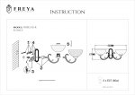 Настенный светильник бра Freya FR1012-02-R Herbert