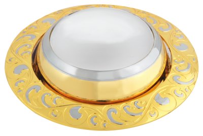 Светильник FT 182A GCH R50 E14 220V золото+хром Светильник FT 182A GCH R50 E14 220V золото+хромC лампой накаливания<br>Встраиваемые светильники – популярное осветительное оборудование, которое можно использовать в качестве основного источника или в дополнение к люстре. Они позволяют создать нужную атмосферу атмосферу и привнести в интерьер уют и комфорт. Интернет-магазин «Светодом» предлагает стильный встраиваемый светильник Degran FT 182A GCH R50 E14 220V золото+хром. Данная модель достаточно универсальна, поэтому подойдет практически под любой интерьер. Перед покупкой не забудьте ознакомиться с техническими параметрами, чтобы узнать тип цоколя, площадь освещения и другие важные характеристики. Приобрести встраиваемый светильник Degran FT 182A GCH R50 E14 220V золото+хром в нашем онлайн-магазине Вы можете либо с помощью «Корзины», либо по контактным номерам. Мы доставляем заказы по Москве, Екатеринбургу и остальным российским городам.<br><br>Тип лампы: накаливания<br>Тип цоколя: E14<br>MAX мощность ламп, Вт: 50<br>Диаметр, мм мм: 97<br>Диаметр врезного отверстия, мм: 86