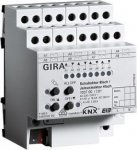 Gira KNX Актор для жалюзи/выкл 4/8 каналов 16 А возм руч. управ DIN-рейка (G103700)