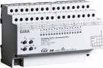 Gira KNX Актор для жалюзи/выкл 8/16-каналов 16 А возм руч. управ DIN-рейка (G103800)