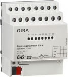 Gira KNX Бинарный вход 8-канальный 230 В, DIN-рейка, 4 мод (G106900)