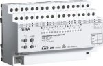 Gira KNX Актор управления жалюзи, 8 канальное 220 В АС 12-24 В AC/DC 6 А возм ручн упр DIN-рейка (G216100)