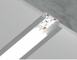 Алюминиевый профиль встраиваемый 28.6*10 для светодиодной ленты до 18,5мм Ambrella GP1200AL GP