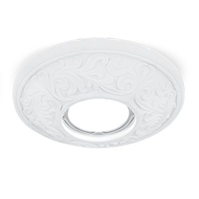 Светильник Gauss Gypsum GY002 белый, Gu5.3, d150 Светильник Gauss Gypsum GY002 белый, Gu5.3, d150Гипсовые<br>Встраиваемые светильники – популярное осветительное оборудование, которое можно использовать в качестве основного источника или в дополнение к люстре. Они позволяют создать нужную атмосферу атмосферу и привнести в интерьер уют и комфорт. Интернет-магазин «Светодом» предлагает стильный встраиваемый светильник Gauss Gypsum GY002. Данная модель достаточно универсальна, поэтому подойдет практически под любой интерьер. Перед покупкой не забудьте ознакомиться с техническими параметрами, чтобы узнать тип цоколя, площадь освещения и другие важные характеристики. Приобрести встраиваемый светильник Gauss Gypsum GY002 в нашем онлайн-магазине Вы можете либо с помощью «Корзины», либо по контактным номерам. Мы развозим заказы по Москве, Екатеринбургу и остальным российским городам.<br><br>S освещ. до, м2: 3<br>Тип лампы: галогенная/LED<br>Тип цоколя: GU5.3 (MR16)<br>Количество ламп: 1<br>MAX мощность ламп, Вт: 50<br>Диаметр, мм мм: 120<br>Диаметр врезного отверстия, мм: 95<br>Высота, мм: 50<br>Цвет арматуры: белый