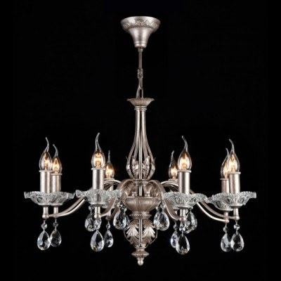 Люстра Maytoni H525-08-N Margo Люстра Maytoni H525-08-N MargoПодвесные<br>Компания «Светодом» предлагает широкий ассортимент люстр от известных производителей. Представленные в нашем каталоге товары выполнены из современных материалов и обладают отличным качеством. Благодаря широкому ассортименту Вы сможете найти у нас люстру под любой интерьер. Мы предлагаем как классические варианты, так и современные модели, отличающиеся лаконичностью и простотой форм. Стильная люстра Maytoni H525-08-N станет украшением любого дома. Эта модель от известного производителя не оставит равнодушным ценителей красивых и оригинальных предметов интерьера. Люстра Maytoni H525-08-N обеспечит равномерное распределение света по всей комнате. При выборе обратите внимание на характеристики, позволяющие приобрести наиболее подходящую модель. Купить понравившуюся люстру по доступной цене Вы можете в интернет-магазине «Светодом».<br><br>S освещ. до, м2: 24<br>Тип цоколя: E14<br>Количество ламп: 8<br>MAX мощность ламп, Вт: 60<br>Диаметр, мм мм: 650<br>Высота, мм: 470